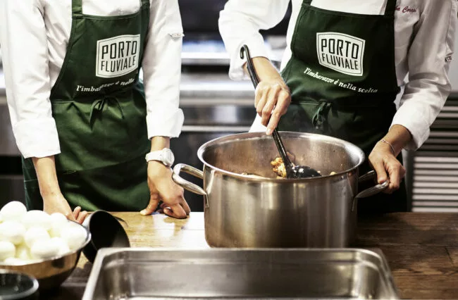 Portofluviale - Corsi di cucina salotto portofluviale